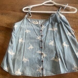 Wrangler retro denim tank